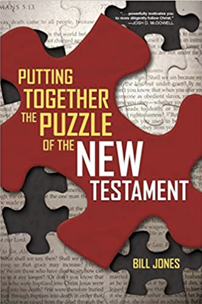 Putting together the puzzle for the new testament book cover